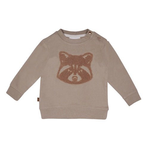 Wasbeer sweatshirt baby | Taupe