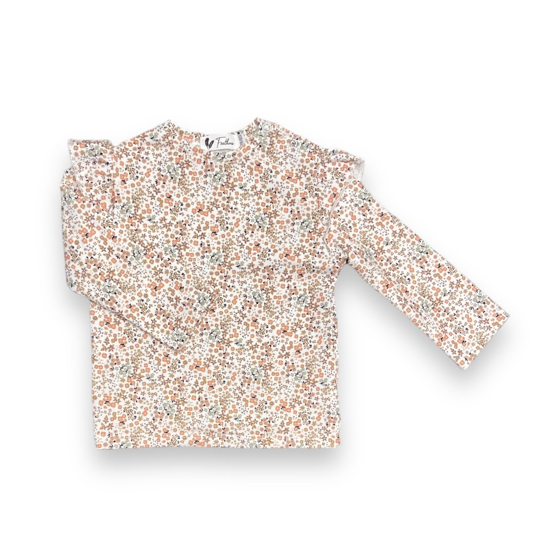 Longsleeve ruffle love flower