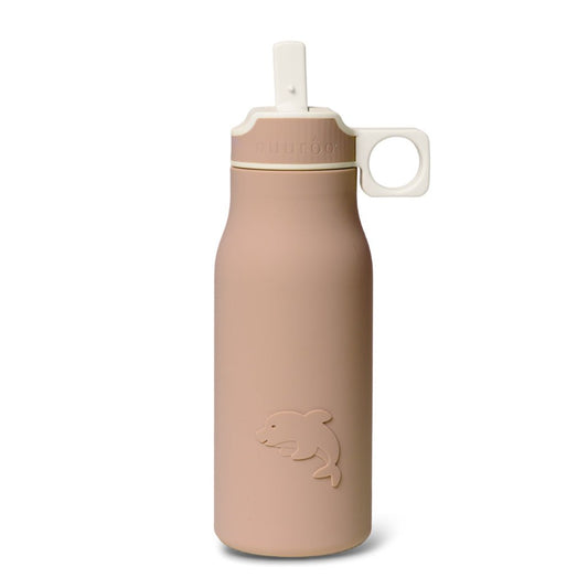 Lau siliconen drinkfles-Chocolademout 400 ml