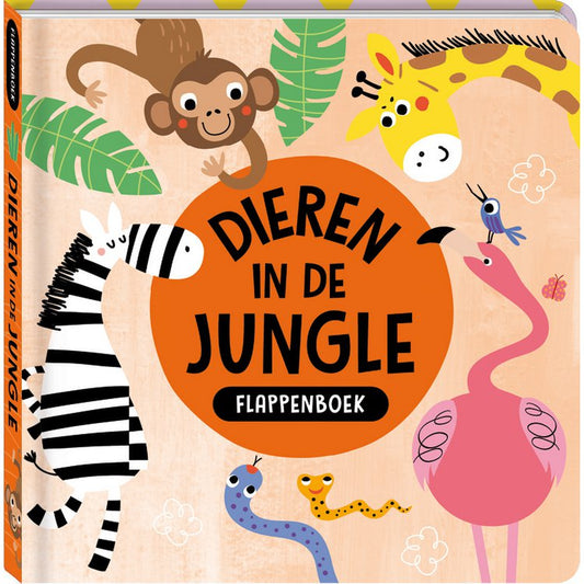 Flappenboek - Dieren in de jungle